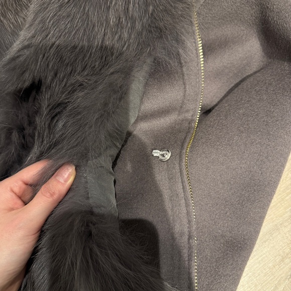 Fur-lined coat - Picture 4 of 7